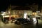 Restaurants in Primosten by night