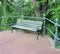 Resting bench seen somewhere in Arkansas River Trail