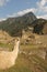 A resting Llama at the ruines