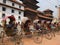 Resting rickshaw drivers, Kathmandu, Nepal