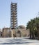 Restoration of a minaret of a mosque..Rethymno. Island of Crete