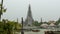 Restoration of Wat Arun`s main prang in Thailand