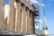 Restoration work at the Parthenon, Athens