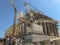 Restoration works at the Parthenon, on the Acropolis, Athens, Gr