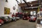 Restoration workshop of Italian cars