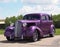 Restored Antique Purple Car