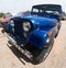 Restored Blue Jeep CJ5 Front View