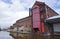 Restored factory and industrial buildings next to canal, Stoke-on-Trent