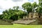 Restored Mayan ball court in Copan