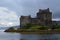 Restored medieval Eilean Donan castle in Kyle of Lochalsh, West Scotland