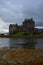 Restored medieval Eilean Donan castle in Kyle of Lochalsh, West Scotland