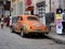 Restored Orange Car In Havana Cuba