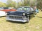 Restored and rebuilt classic circa 1955 black ford fairlane coupe