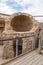 A restored stone kiln is located on the archaeological site of the tomb of the prophet Samue on Mount Joyl near Jerusalem in