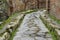 Restored street in the ancient Pompeii