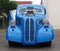 Restored Supercharged Antique Blue Car