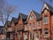 Restored Victorian houses