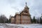 Restored wooden house in Astashov, Kostroma region