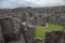 Restormel Castle view of the Inner Courtyard