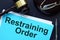 Restraining Order is shown on the conceptual photo