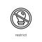 Restrict icon from Startup collection.