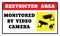 Restricted area video camera icon