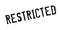 Restricted rubber stamp