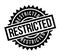 Restricted rubber stamp