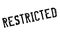 Restricted rubber stamp