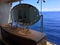 Restroom cruise ship and the sea view