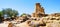 Rests of greek temple in Agrigento, Sicily, Italy.