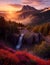 Resubmit The Beauty of Nature: A Sunset Image of a Mountain Range