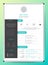 Resume and cv vector template. Awesome for job applications.