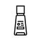 resurfacing body serum line icon vector illustration