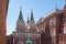 Resurrection gates on the Red Square in Moscow, Russia