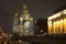 Resurrection of the Temple The Savior on the Spilled Blood Russia. St. Petersburg. at night over the river