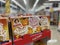 Retail grocery store Little Debbie fall snack cakes display