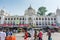 Retail stalls in front of Govt Nizamia General Hospitalat the Charminar road of Hyderabad City