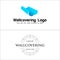 Retail wall covering logo design