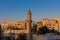 Rethymno, Greece - July 28, 2016: Panoramiv view to Rethymno