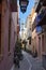 RETHYMNO, GREECE - MAY 25, 2017: Nerantze mosque and minaret in old town of Rethymno.