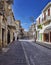 RETHYMNO, GREECE - MAY 27, 2017: Buildings in the old town of Rethymno.