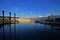 Rethymno, Greece, September 30 2018 View of the port of Rethymno and its lighthouse called Latarnia Morska