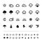 Retina weather icon set