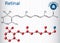 Retinal retinaldehyde is vitamin A. Structural chemical formul