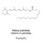 Retinyl palmitate, vitamin A palmitate, chemical formula