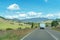 Retirees In Their Caravan On The Highway