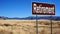 Retirement brown road sign