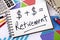 Retirement plan investment growth formula