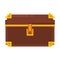 Retor videogame chest pixelated cartoon